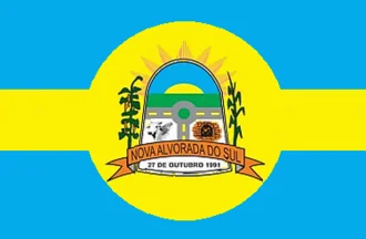 Bandeira de Nova Alvorada do Sul